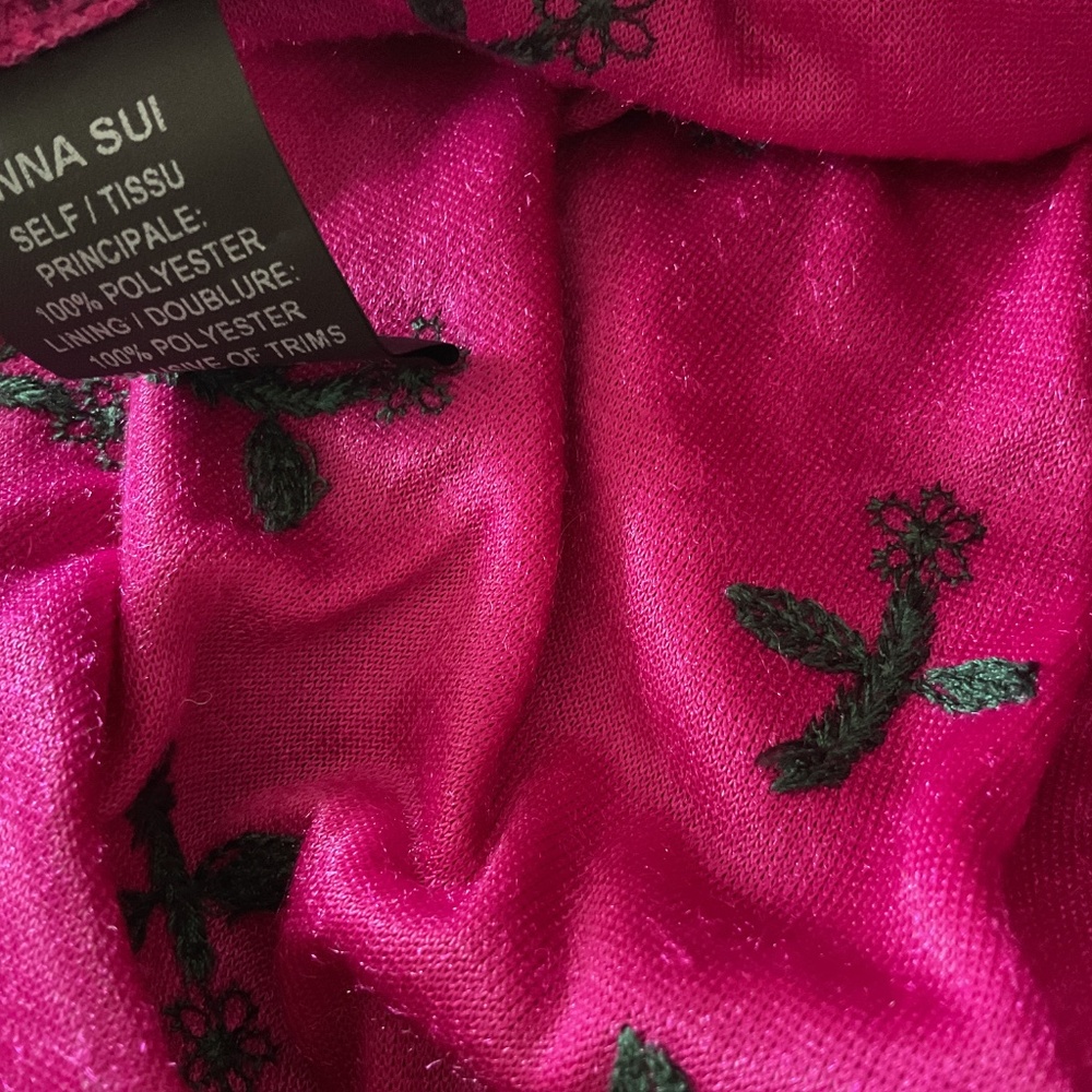 Anna Sui Velvet Wide-leg Pants - Picture 7 of 8